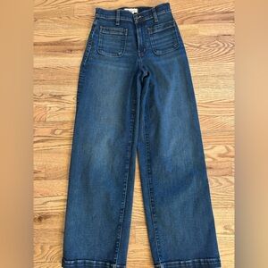Madewell Emmett Wide Leg Jean Size 25